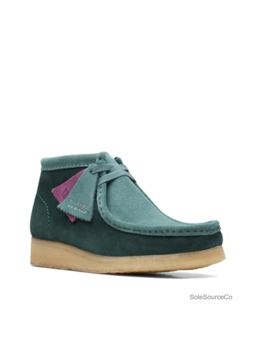 Genuine Leather Ankle Boots Lace-Up Chukka Round Toe Flat